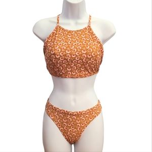 Aerie Super Adorable Floral Halter Bikini